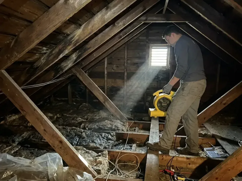 attic-water-damage-drying-proc-007 — frequently asked questions, Emergency Water Extraction & 24/7 Flood Response in Pittsfi…
